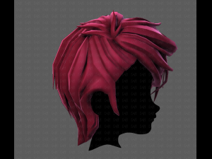 3d hair style for boy v77 Model 3D