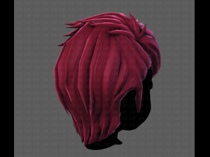 3d hair style for boy v77 Model 3D
