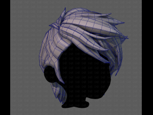 3d hair style for boy v77 Model 3D