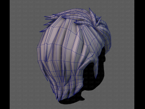 3d hair style for boy v77 Model 3D