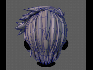 3d hair style for boy v77 Model 3D