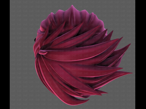 3d hair style for boy v77 Model 3D
