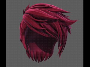 3d hair style for boy v77 Model 3D