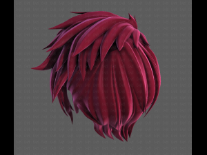 3d hair style for boy v77 Model 3D