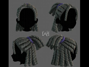 3D прическа для мальчика v78 3D Модель