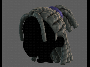 3d hair style for boy v78 3D Модель