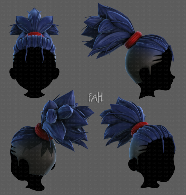 3d hair style for boy v79 Modelo 3D .c4d .max .obj .3ds .fbx .stl .blend 