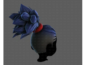 3d hair style for boy v79 3D Model