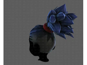 3d hair style for boy v79 3D Model