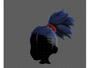 3d hair style for boy v79 3D Model