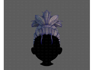 3d hair style for boy v79 3D Model
