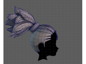3d hair style for boy v79 3D Model