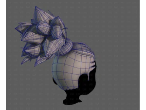 3d hair style for boy v79 3D Model
