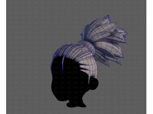 3d hair style for boy v79 3D Model