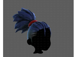 3d hair style for boy v79 3D Model