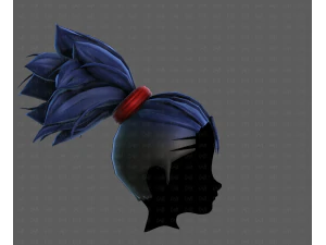 3d hair style for boy v79 3D Model