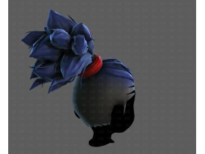 3d hair style for boy v79 3D Model