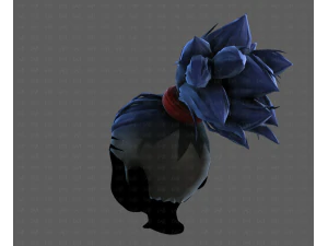 3d hair style for boy v79 3D Model