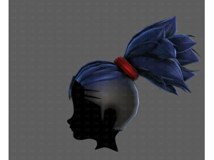 3d hair style for boy v79 3D Model