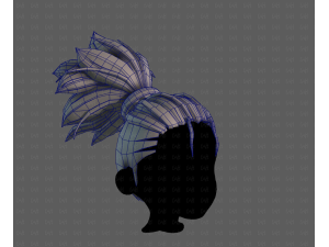 3d hair style for boy v79 Modelo 3D
