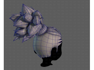 3d hair style for boy v79 3D Model