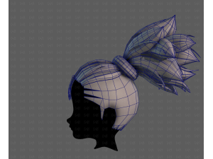 3d hair style for boy v79 Modelo 3D