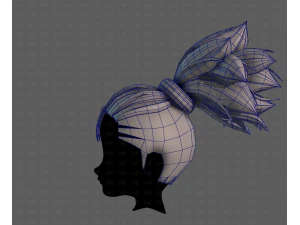 3d hair style for boy v79 3D Model