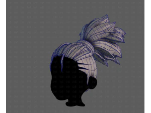 3d hair style for boy v79 3D Model