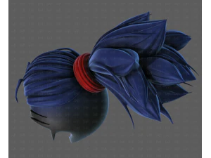 3d hair style for boy v79 3D Model