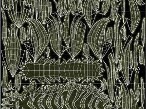 horse mane and tail v01 3Dモデル