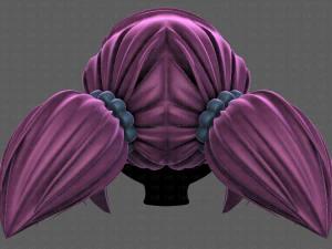 3D Hair style for girl V98 3D Model