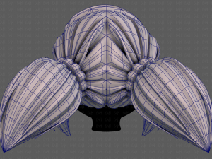 3D Hair style for girl V98 3D Model