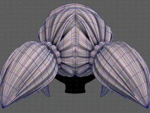 3D Hair style for girl V98 3D Model