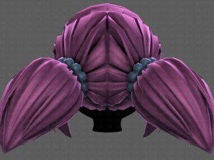 3D Hair style for girl V98 3D Model
