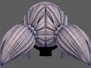 3D Hair style for girl V98 3D Model