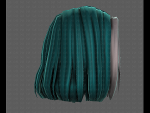 3D Hair style for girl V99 Model 3D