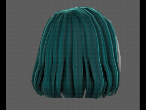 3D Hair style for girl V99 Model 3D