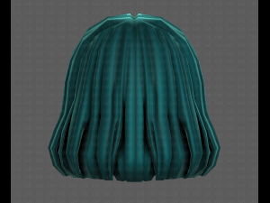 3D Hair style for girl V99 Model 3D