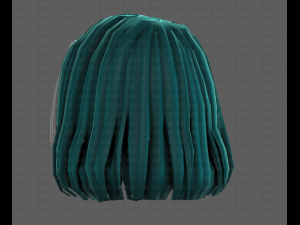 3D Hair style for girl V99 Model 3D