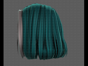 3D Hair style for girl V99 Model 3D