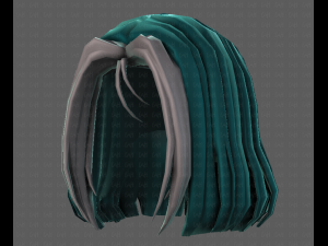 3D Hair style for girl V99 Model 3D