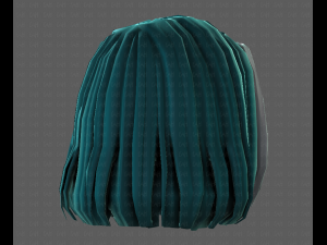3D Hair style for girl V99 Model 3D