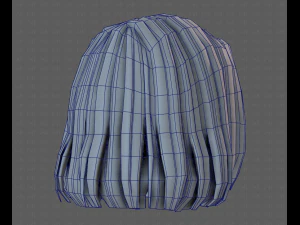 3D Hair style for girl V99 3D Model