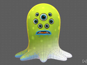 Mostro V01 Modello 3D