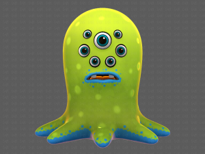 Monster V01 Modello 3D