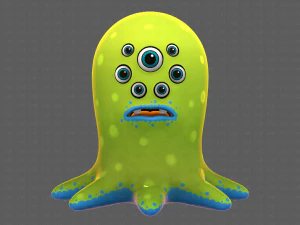 Monster V01 3D Model