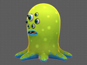 Monster V01 3D Model