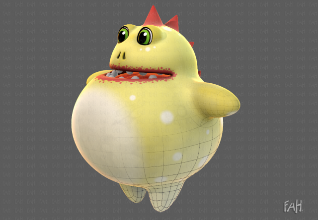 Monster V02 Modelo 3D .c4d .max .obj .3ds .fbx .stl .blend 