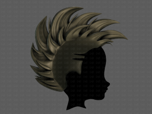 3D Hair style for boy V80 3Dモデル