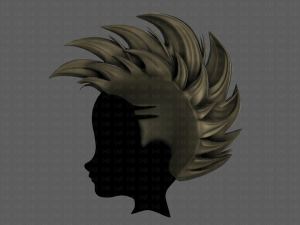 3D Hair style for boy V80 3Dモデル